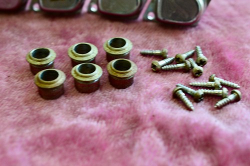 Vintage 1968 1969 Fender Stratocaster "F" Tuners 1967 Telecaster Strat Tele 1970 - Picture 3 of 13