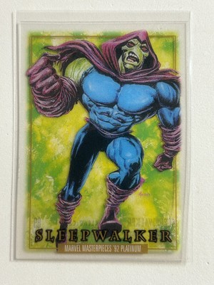 SLEEPWALKER 2024 Upper Deck Marvel Masterpieces  92 Platinum Clear Cut #89