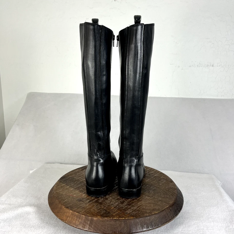 CORSO COMO Botas Mujer 8.5 Clásicas Hasta la Rodilla Montar en Cuero Negro Foto 4 de 4
