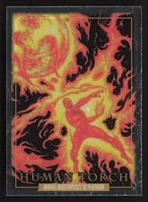 Sky Box 2024 Marvel Masterpieces '92 Platinum - Human Torch 31
