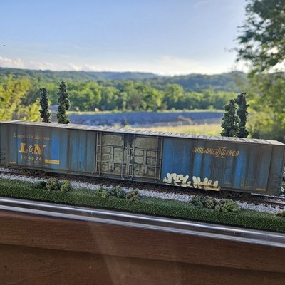 HO-Scale Tangent L&N 86' boxcar  Pro Weathered New In Box