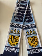ARGENTINA FOOTBALL SCARF NEW   SCARF NEW LOW PRICE FOOTBALL SCARF