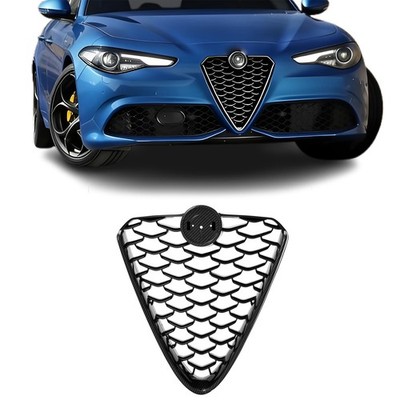 KÜHLERGRILL FRONT GRILL FÜR ALFA ROMEO GIULIA 952 TI SPORT CARBON OPTIK NEU LOOK