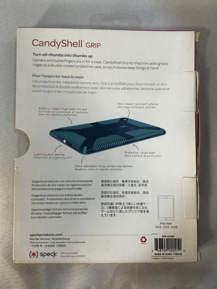 Speck IPad Mini Case Blue & Tech Armor Screen Protection Bundle - Image 3 of 4