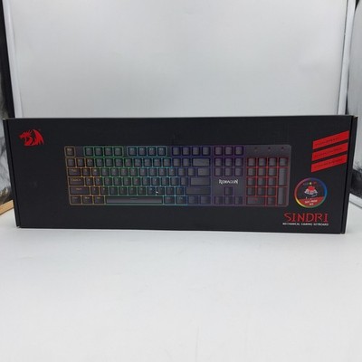 Red Dragon Sindri Gaming RGB Mechanical Keyboard Model K671 New