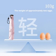 Carbon fiber lightweight, compact and portable sun umbrella with sun protection