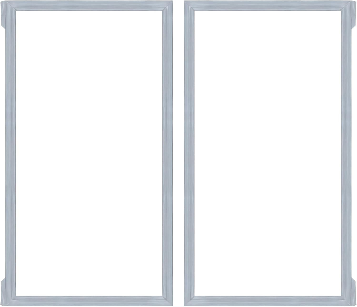 Upgraded 2 Pack Refrigerator Door Gasket for Whirlpool, Kitchenaid, Maytag