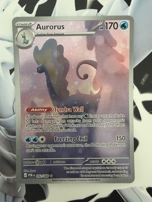 Pokemon Aurorus Illustration Rare IR 092/088 Paradox Rift Near Mint