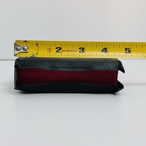Holy Bible Illustrated Red Side Black Leather King James 1611 edition 7x4.5x1.5 - Picture 7 of 12