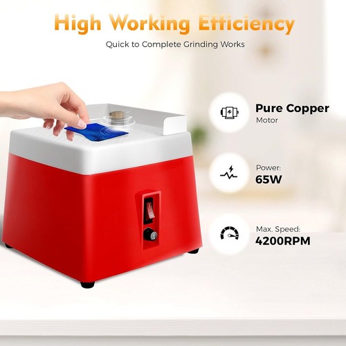 110V Stained Glass Grinder Diamond Automatic Art Grinding Tool 4200r/Min - Picture 6 of 11