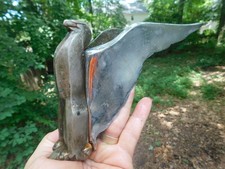 1920s 1930s Art Deco Stylized Eagle Hood Ornament Mascot 1920s 1930s Art Deco Stylized Eagle Hood Ornament Mascot