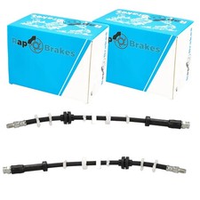2X RAP BRAKES BREMSSCHLAUCH VORNE passend für FIAT BARCHETTA PUNTO LANCIA Y Y10