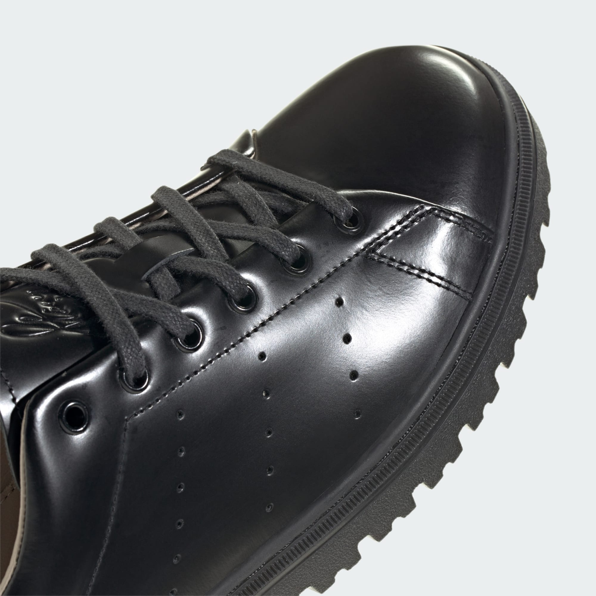 adidas Originals Stan Smith Freizeit Core Black JQ5838 Men's Size