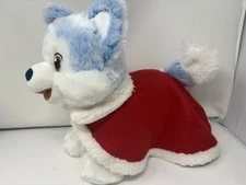 13” Luulla Christmas Puppy Build A Bear Plush W/Sound Box And Red & White Cape