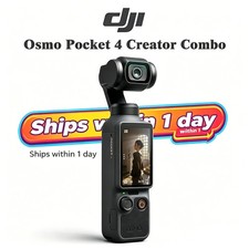 DJI Osmo Pocket 4 Creator Combo 4K Gimbal Camera Vlog Wide-Angle Lens Mic New