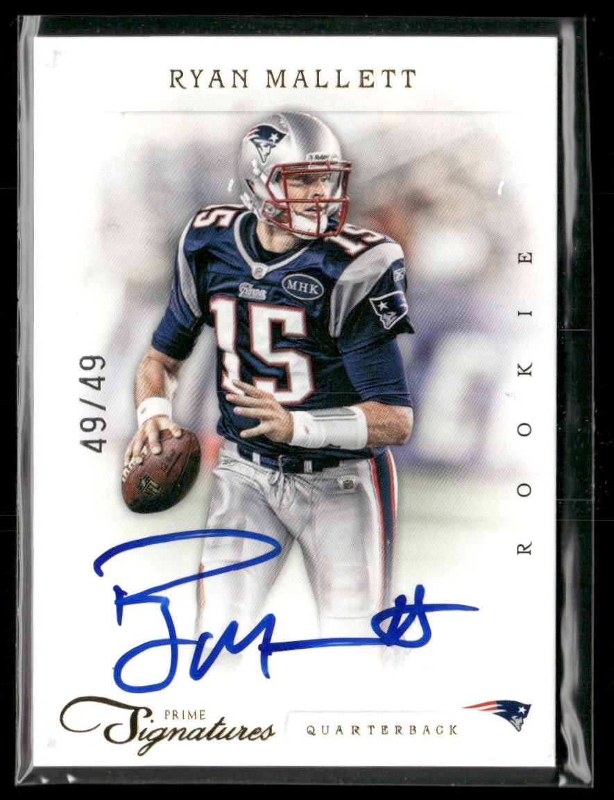 Ryan Mallett Panini Prime Signatures #253 Autograph-Gold