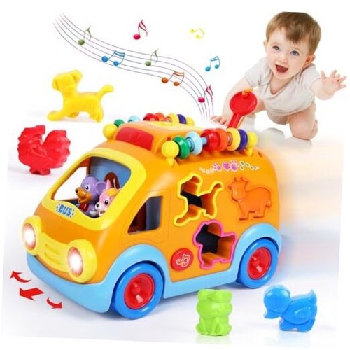 Toy Cars for 1 Year Old Boy Gifts Baby Toys 12-18 Months, Musical Learning