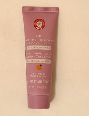 First Aid Beauty KP Smoothing + Brightening Body Lotion Fresh Peach 1 oz