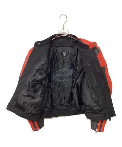Arlen Ness Leather Protector Jacket Men's Size 54 Red image 10