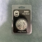 1 Ozt .999 Fine Silver Round Pure Generic Bullion Pan Silver Company Pure Silver