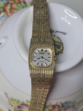 Vintage Pulsar Ladies Watch Y432-5190 Gold Tone Quartz New Battery Working