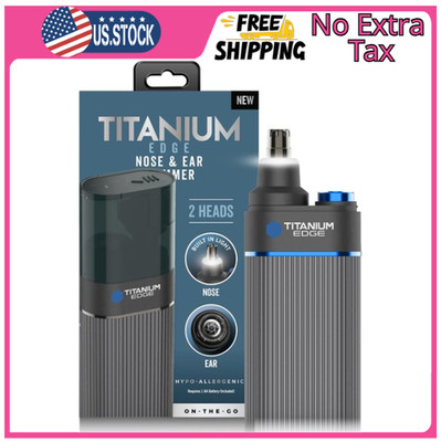 Professional Microtouch Titanium Edge Ear Nose Trimmer Precision Grooming Tool