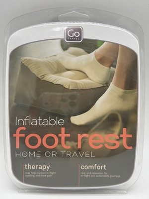 Inflatable Foot Rest For Home Or Travel - Therapeutic Comfort And Support