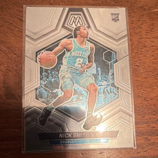 Panini 2023-24 Mosaic Nick Smith Jr. #242 Charlotte Hornets Rookie Card RC. rookie card picture