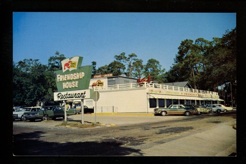 Restaurant postcard Biloxi Gulfport Mississippi MS Friendship House chrome - Picture 1 of 2