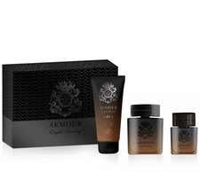 English Laundry Men's 3-Pc Armour 3.4 oz Eau De Parfum Gift Set  Body Wash