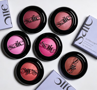 NIB 100% Authentic Saie Radiant Talc-Free Baked Powder Blush,0.01oz,7 colors