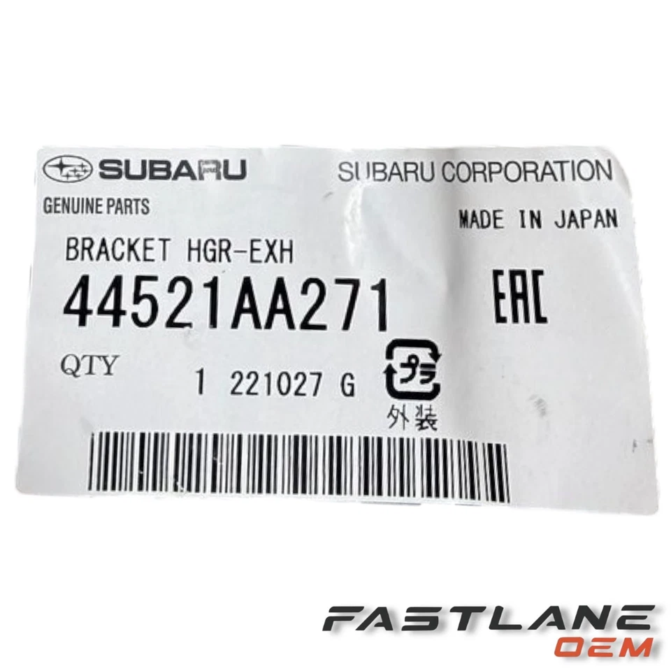 SUBARU IMPREZA 2012-2020 CONVERTIDOR TUBO Y SOPORTE DE SUSPENSIÓN NUEVO FABRICANTE DE EQUIPOS ORIGINALES 44521AA271 Foto 4 de 4