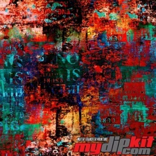 Hydrographics Film Hydro Dipping Water Transfer Print Film DD-996 Vivid Canvas