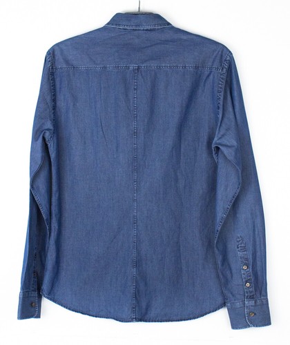 PEAK PERFORMANCE Men Prince Casual Denim Shirt Top Size M - Picture 2 of 9