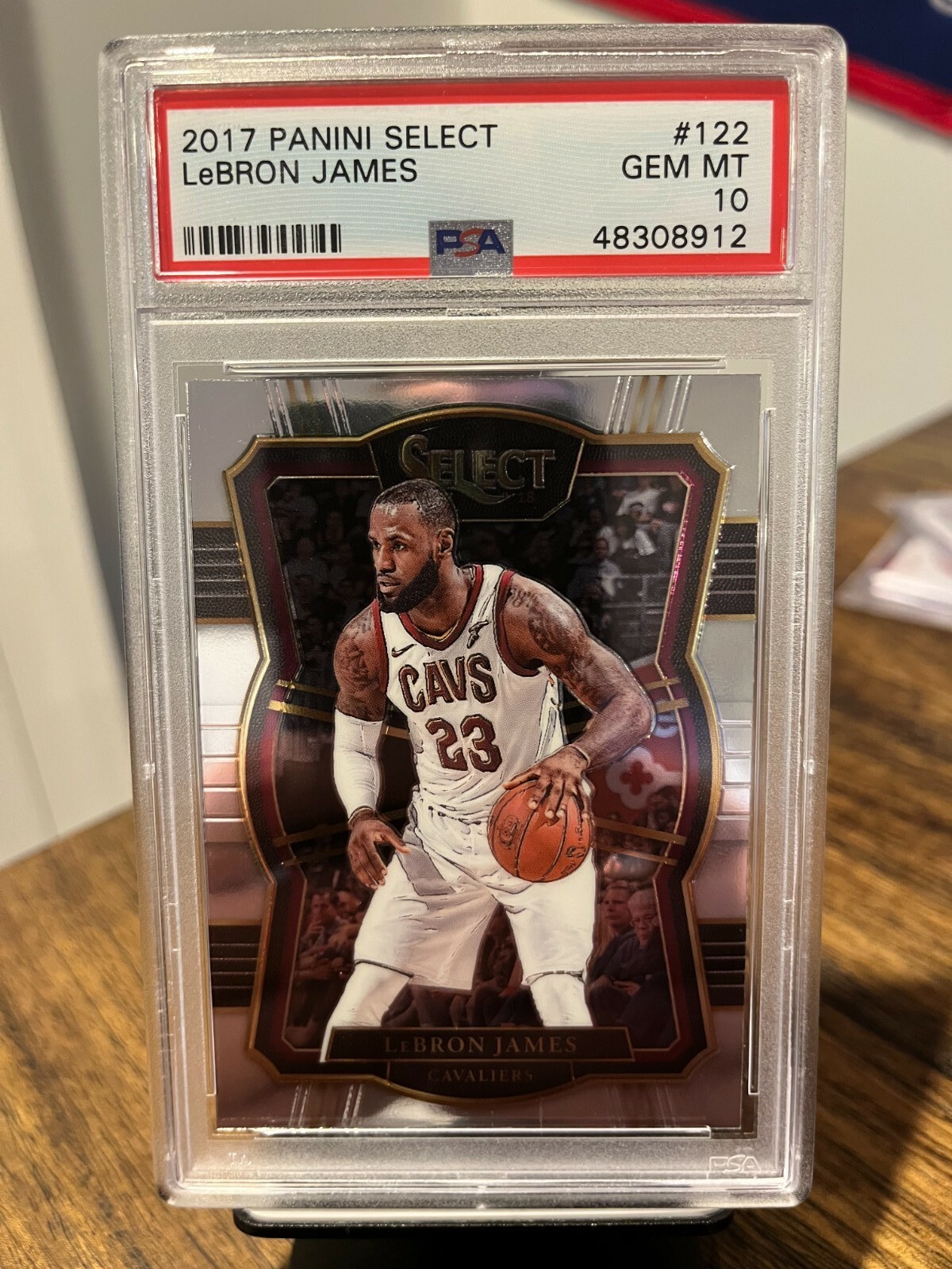 2017-18 Select Lebron James Premier Level #122 PSA 10 LOW POP - POP 39