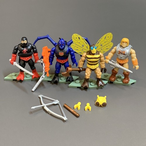 NEW 4 MEGA Construx ETERNIA BATTLEGROUND MOTU Ninjor BUZZ-OFF WEBSTOR FIGURES - Picture 5 of 12