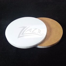  100 1-1/4" x 1/8" Small WHITE Acrylic Circle Disc Plexiglas Plastic Miniature