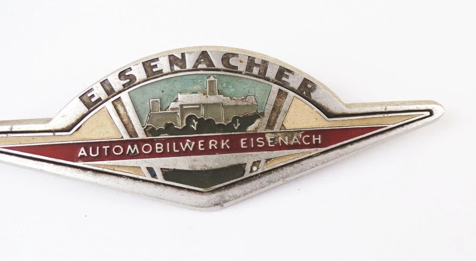 Antiguo emblema Wartburg fábrica de automóviles Eisenach original coche clásico Foto 3 de 3