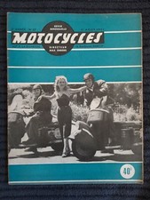 (323A) Revue MOTOCYCLES N°57, Août 1951, la F.N. type XIII