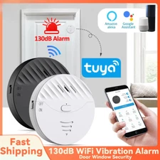 Window Alarm Glass Break Sensor Alarm 130dB Anti-Theft Vibration Detector Alarm