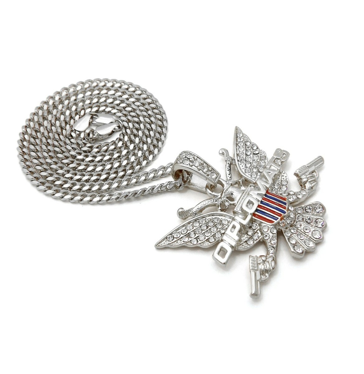 Dipset Diplomats Pendant With Cuban Chain - Various Lengths