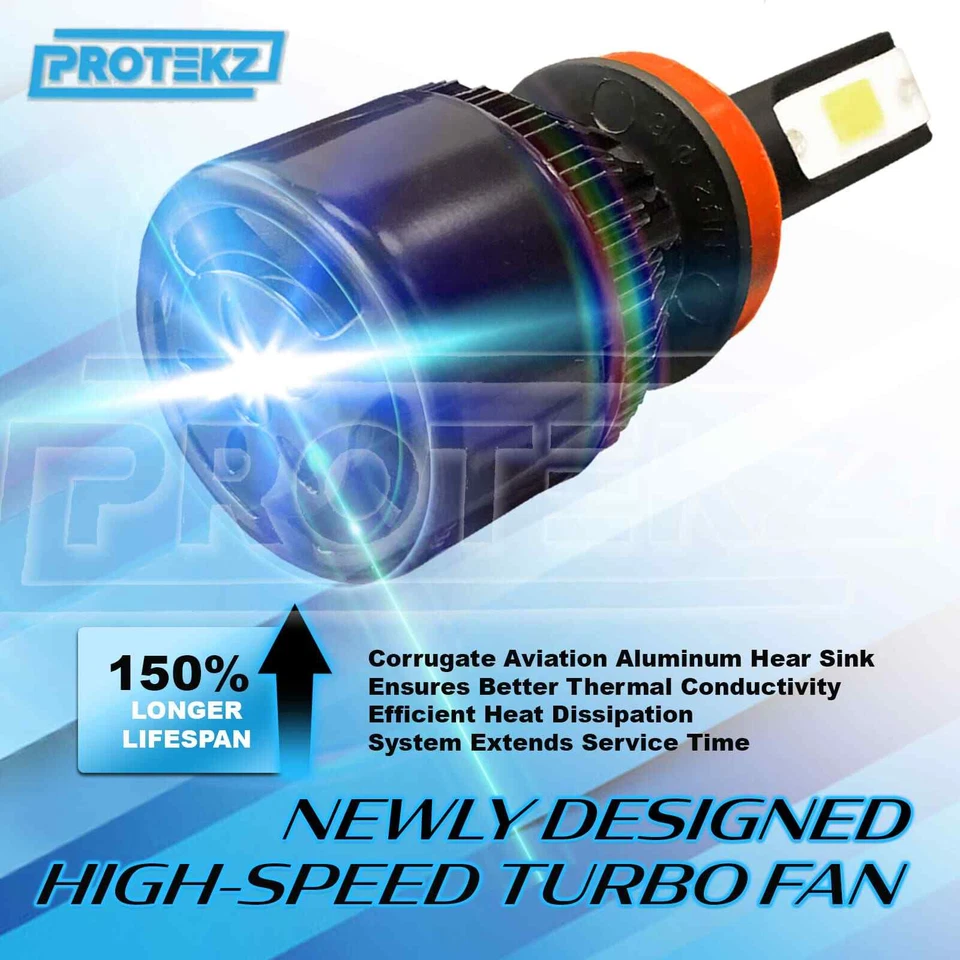 Kit Faro LED HID Protekz H4 9003 6000K 1998-2000 Toyota Corolla Bombilla Foto 4 de 4