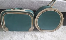 Vintage Hat Box Carry-On Case And Small Case W/keys by Atlantic Products