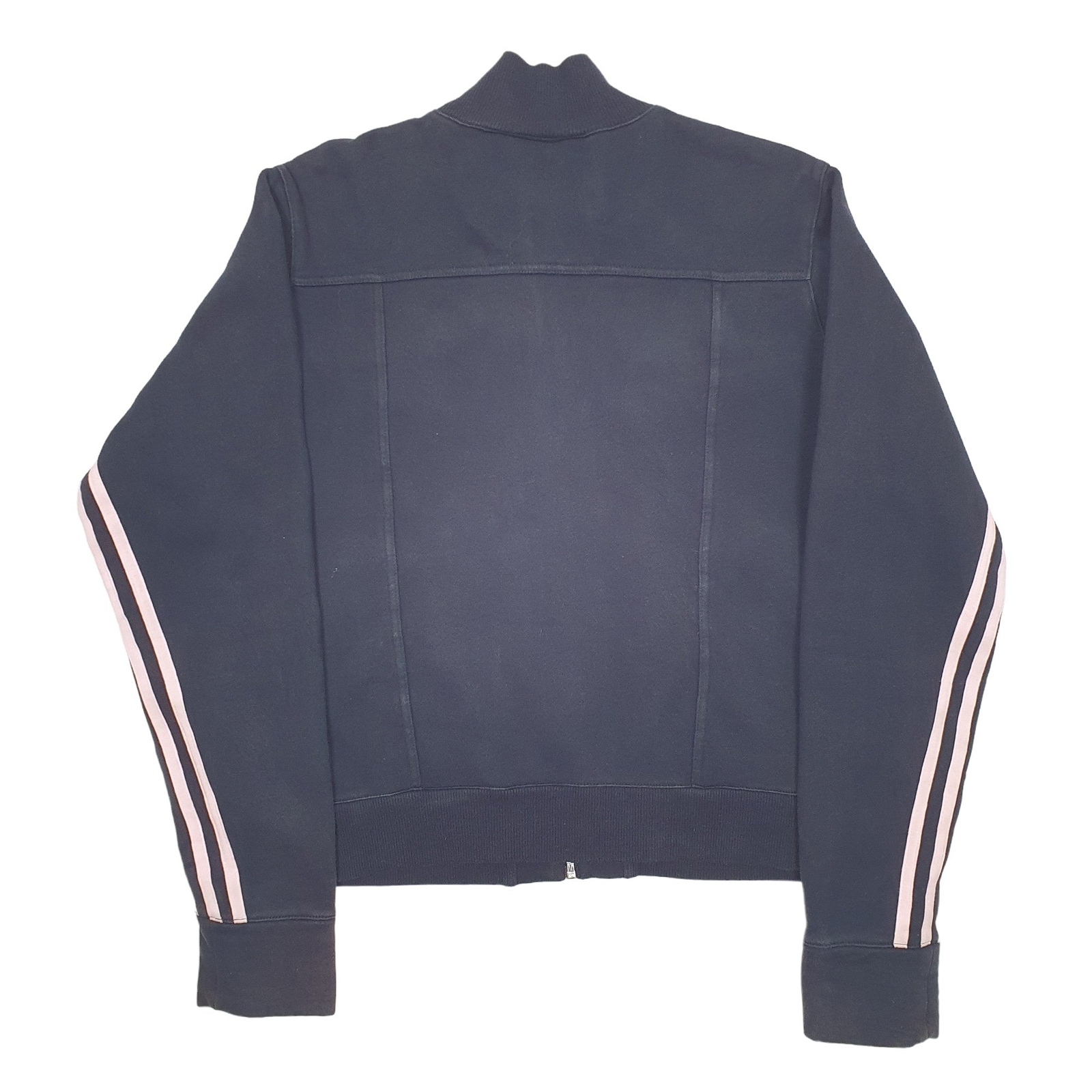 ADIDAS Full Zip Cotton Jumper Sweatshirt Womens M image 3