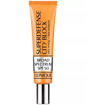 Clinique Superdefense City Block Broad Spectrum SPF 50 Full Size 1.4 oz