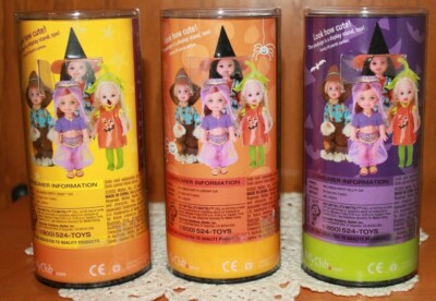 Set of 3 Dolls ~ Halloween Barbie Kelly, Jenny, Lorena ~ 2002