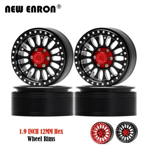 12mm Hex Heavy Beadlock Wheel Rim 1.9" For 1/10 Crawler SCX10 TF2 D110 F350 GEN8 - Picture 9 of 18