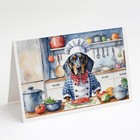 Bluetick Coonhound The Chef Greeting Cards Envelopes Pk of 8 Dac6211Gca7P