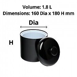Melamine Ice Bucket with Lid | Bnb Supplies - Picture 2 of 2