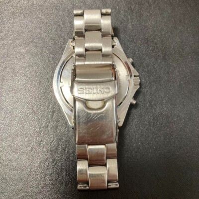 SEIKO ANA HAPPY FLIGHT 7T92-0CF0 Men's Watch Blue Pilot